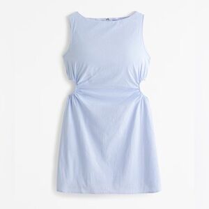 Abercrombie & Fitch Stretch Cotton Cutout Mini Dress